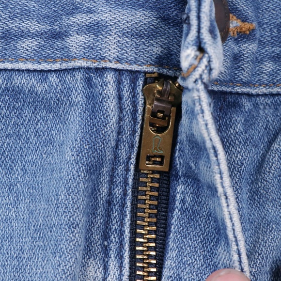 80s Wrangler Mens 33x31Bootcut Denim Jeans USA - Picture 4 of 12